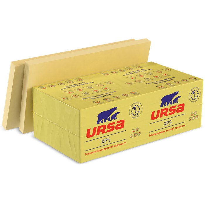 Утеплитель Урса XPS N-II стандарт 30х600х1180